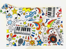Load image into Gallery viewer, Knicked - WATERPROOF SOS BAG ~ MUSIC THEMED